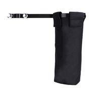 FRCOLOR Bolsa para Baquetas de Batería con Clip Metálico Duradero Accesorio para Soporte de Tambor y Micrófono Funda Práctica y de Limpiar Color Negro