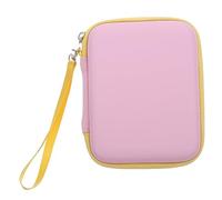 FRCOLOR Bolsa para Púas De Guitarra Sakura Rosa, Estuche Portátil De PU Resistente para Almacenamiento y Organización De Accesorios, Compacto y Ligero para Músicos En Viaje