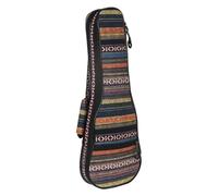 FRCOLOR Bolsa Para Ukulele Diseño Étnico Acolchada y Resistente Arañazos Con Correa De Hombro Ajustable Para Adultos