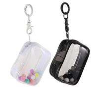 FRCOLOR Bolsa Transparente Muñecas 2 Pcs Mini Bolsa de Exhibición PVC Alta Protección Anti-Dust para Coleccionistas Figuras Accesorios de Juguete
