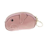 FRCOLOR Bolso Pequeño para Llaves Diseño de Elefante de Cuero Ligero y Resistente Adecuado para Playa y Citas, Monedero de Viaje Práctico y Moderno