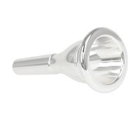 FRCOLOR Boquilla de Tuba Chapada en Plata 13,3 Mm para Principiantes y Profesionales, Accesorio de Repuesto de Latón Compatible, Adecuado para Mejorar la Expresión Musical en Instrumentos de Viento