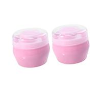 FRCOLOR Borlas Para Polvos De Talco Para Bebés, 2 Unidades, Tamaño Pequeño, Borla De Peluche Suave, Para Niños, Uso Después Del Baño