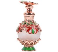 FRCOLOR Botella de Perfume de Vidrio de 15Ml Diseño Delicado y Estilo Oriental, Adecuado para Perfumes Arabes Mujer Originales y Almacenamiento Elegante Color Aleatorio
