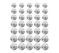 FRCOLOR Botones de Latón Vintage para Coser, 50 Piezas Surtidas 24l-40l (15-25 Mm), Botones Metálicos Duraderos para Trajes, Ropa y Manualidades Diy, Accesorios de Costura Versátiles