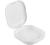 FRCOLOR Brackets Magnéticos para Aparatos Ortopédicos Estuche Pequeño con Espejo Caja Práctica para Dentaduras Postizas de Portador de Transpirable para Viajar y Almacenamiento Seguro