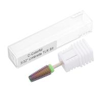 FRCOLOR Broca para Uñas de Tungsteno 1 Unidad Tamaño Forma Cónica para Manicura Profesional Acné y Cutículas Adecuada para Salón de Belleza y Cuidado Personal