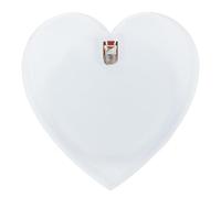 FRCOLOR Broche de Acrílico Corazón 50x50x4 Mm, Pasador de Collar de Transferencia Térmica Diy, Imperdible de Solapa Luminoso para Fiestas, Cumpleaños y Eventos de Graduación