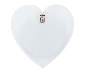 FRCOLOR Broche de Acrílico Corazón 50x50x4 Mm, Pasador de Collar de Transferencia Térmica Diy, Imperdible de Solapa Luminoso para Fiestas, Cumpleaños y Eventos de Graduación