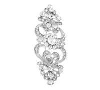 FRCOLOR Broche de Aleación con Perlas y Circonitas para Mujer Pin Decorativo para Ropa Chal y Sombreros Accesorio Versátil para Vestidos Formales y Diario