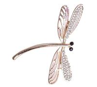 FRCOLOR Broche de aleación llave libélula alfiler pin de solapa de dragón continuar Pin de imitación pasador de mochilas Broche de diamantes de imitación Pasador decorativo broche de ropa