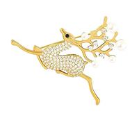 FRCOLOR Broche De Ciervo Para Mujer Broche De Solapa Broches Para Ropa y Traje Adornos Creativos Para Mochila y Bufanda