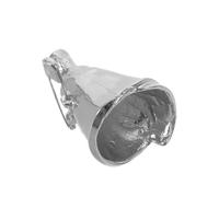 FRCOLOR Broche Porta Ramo Mini de Metal Plateado, Clip Floral para Mujer, Alfiler de Solapa DIY para Vestidos de Fiesta, Bodas y Eventos, Accesorio Decorativo Versátil