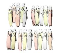 FRCOLOR Broches De Hermana y Broches De Solapa Familiar, Accesorios De Aleación Creativos, Conjunto De 5 Piezas Para Mujer, Uso En Bodas y Eventos, Diseño Elegante y Resistente, Variedad 2 a 6 Amigas