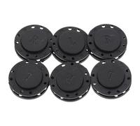 FRCOLOR Broches Magnéticos Redondos Negros de 22 MM Cierres Magnéticos para Ropa y Cortinas Botones a Presión para Coser Pack de 6 Pares Ideales para Abrigos y Bolsos