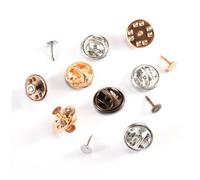 FRCOLOR Broches para Insignias de Cobre 150 Piezas Multicolor, Pasadores de Embrague Firmes para Manualidades Diy, Accesorios para Joyería Femenina, Cierre Seguro y Tamaño Color Aleatorio