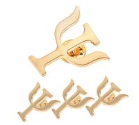 FRCOLOR Broches y Alfileres para Mujer Símbolo de Psicología, Diseño Elegante de Aleación, Pin Decorativo para Solapa, Adecuado para Psicólogos en Oficina o Eventos, Set de 4 Unidades