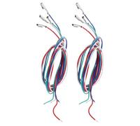 FRCOLOR Cables de Cartucho para Tocadiscos de Vinilo, Reemplazo Fonográfico 350 Mm, 8 Unidades (,), Cables de Audio de Alta Fidelidad para Equipo Dj y Reproducción de Música en Casa