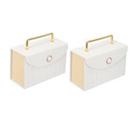 FRCOLOR Caja De 2 Piezas Caja De De Papel Titular De Almacenamiento De Del Festival Cajas De Flores De Papel De Damas De Honor De Cumpleaños Para Hombres