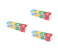 FRCOLOR Caja de 3 juguetes para loro, juguete de escritorio, juguete de desarrollo, juguete para masticar, juguete para educar mascotas, juguete para cacatúas, juguetes para masticar