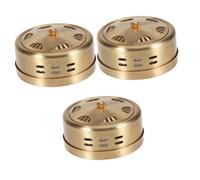 FRCOLOR Caja De 3 Piezas 6 Rodillo Facial Ventosas Para La Cara Quemador De Moxa Bomba Tazas Faciales Champú Contra La Caspa Utilización De Tazas Titular De La Moxa Golden