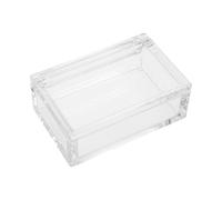 FRCOLOR Caja de Almacenaje para Cerillas Transparente de Acrílico Tapa y Acceso Rápido para Camping y Uso en Casa