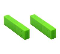 FRCOLOR Caja de Almacenamiento de 2 Cuchillas, contenedor de Basura para Objetos Afilados, contenedor de Agujas, Caja de Afeitar, Caja de eliminación de residuos, dispensador de Basura