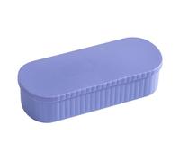 FRCOLOR Caja De Almacenamiento Para Brochas De Maquillaje Limpiador Automático Soporte Para Esponja Bolsa Tapa Limpiador De Lechada Removedor De Encimera Cosmético Brillo