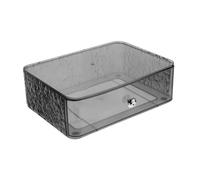 FRCOLOR Caja De Almacenamiento Para Cosméticos Soporte Para Encimera De Baño Estuche De Almacenamiento Transparente Organizador De Tocador Organizador Para El Cuidado De La Piel