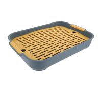 FRCOLOR Caja de Arena Que Previene Salpicaduras Fondo Plano Rectangular para Conejos y Hámsters de PP y Queden Atrapadas Patas