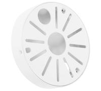 FRCOLOR Caja de Conexiones Aleación de Aluminio Blanco para Ocultar Cables Diámetro 135mm para Cámara de Seguridad Tapa en Techo Interior o Pared