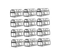 FRCOLOR Caja De Dulces Para Bodas 12pc Diseño De Cofre Ideal Para Fiestas Artesanías