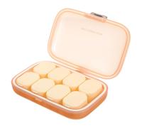 FRCOLOR Caja De Embalaje De Pastillas Organizador De Sellado Estuche Compacto para Múltiples Compartimentos