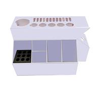 FRCOLOR Caja de Enchufes de Tijera para Organizador de Baño de Encimera Soporte para Secador de Pelo y Estación de Salón Accesorios de Peluquería