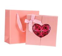 FRCOLOR Caja De Obsequio De Rosas De Jabón Flor De Simulación Rosa De Jabón Regalos De San Valentín Regalos De Cumpleaños