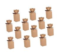 FRCOLOR Cajas De De Cartón Para Boda y Celebraciones Pack De 20 Cajas De Dulces y Biscotes Ideal Para Almacenamiento De Golosinas y