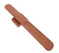 FRCOLOR Calzador Magnético de Madera Maciza de Haya 25 Cm, Calzador Doméstico Viaje Portátil, Color Nogal, Herramienta Multiusos para Facilitar el Calzado en Personas Mayores y Uso Diario