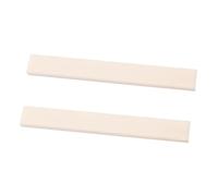 FRCOLOR Cejuela de Hueso Beige Pieza de 80x11x3 Mm para Guitarra Acústica y Ukelele, Ligera Claridad para Accesorios de Guitarra