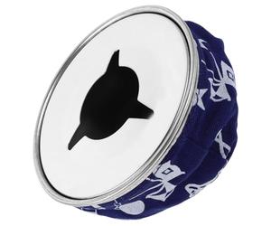 FRCOLOR Cenicero de Barco Resistente al Viento de Acero Inoxidable de 10,5 Cm Base Antideslizante y Diseño Portátil para Yates, Exteriores y Uso en Automóvil, Accesorio Marino Funcional