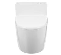 FRCOLOR Cenicero Tapa de Cerámica para Pared, Contenedor de Cenizas Esmaltado, Adecuado para Baño y Salón, Instalación Cómoda y Limpieza Sencilla