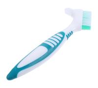 FRCOLOR Cepillo de limpieza de caparazón de tortuga de doble cabeza, práctico y fuerte, herramienta de limpieza de plástico de alta calidad, ergonómico para tortugas acuáticas y terrestres