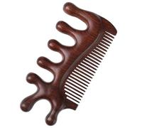 FRCOLOR Cepillo De Masaje Para El Cuero Cabelludo Con Peine De Sándalo Herramienta De Madera Para El Cuidado Del Cabello De Hombres Y Mujeres