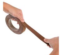 FRCOLOR Cinta de Borde de Madera Marrón para Muebles y Gabinetes, Banda Adhesiva de 2.2cm de Ancho y 8 Metros, Resistente al Desgaste Diario Juntas sin Costuras