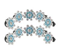 FRCOLOR Clip Decorativo para Zapatos de Mujer Copo Brillante 10 Piezas