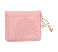 FRCOLOR Clutch de Charol con Gemas Monedero para Mujer Cartera Pequeña Compacta y Portátil para Uso Diario Viajes o Eventos Sociales con Múltiples Ranuras para Tarjetas y Monedas