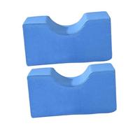 FRCOLOR Cojín Elevador de Pies y Manos 2 Uds Almohada Antiescaras para Talón y Mano Almohadilla Protectora Desmontable y Lavable para Pacientes Mayores Lesiones Reposapiernas Azul