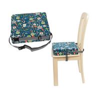 FRCOLOR Cojín Elevador Duradero y Ligero para Silla de Comedor Fácil de Limpiar y Transportar Razonable para Bebés y Asiento Cómodo Casa y Restaurantes Color Verde Bosque Animal