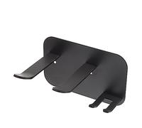 FRCOLOR Colgador De Secador De Pelo Rejilla Para Secador De Pelo Soporte Para Secador De Baño Secador De Cabello Soporte De Pared Porta Cepillos De Pelo Explotar Black Aleación De Aluminio