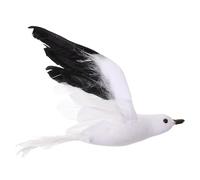 FRCOLOR Colgante de Gaviota Imitación en Vuelo para Decoración de Jardín y Celebraciones Tamaño S 9.8X8.7X1.8 Pulgadas