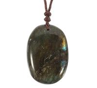 FRCOLOR Colgante de Piedra Cristal Natural Azul Luna 2-4 Cm Ligero Decoración para Mujer Accesorio Único para Collares y Bisutería Color Aleatorio